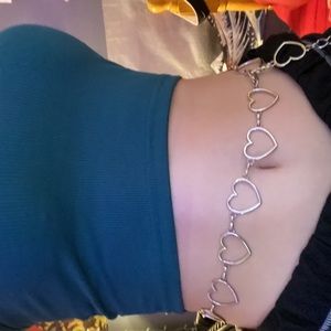 Heart chain belt